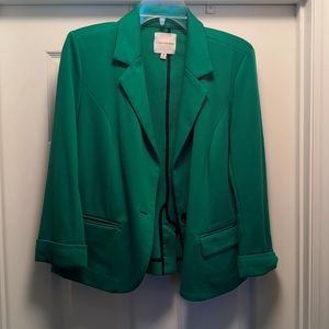 Green women's blazer size M